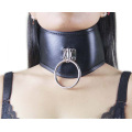 Alta Qualidade Black Sexo Neck Anel Pescoço Collar Sm Colar Adulto Sm Brinquedos Feminino Colar Couro PVC